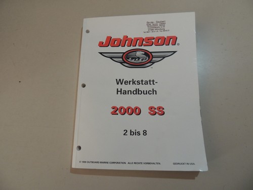 Werkstatthandbuch johnson - werkstatthandbuch,