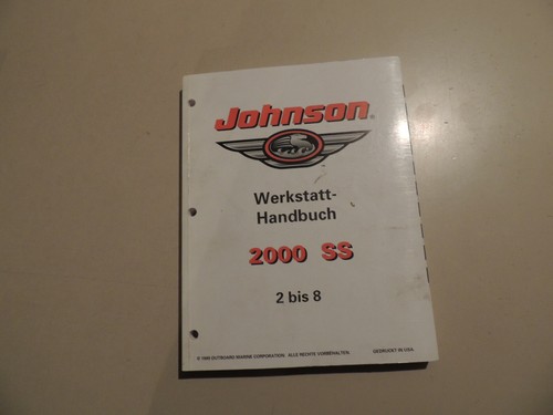 Werkstatthandbuch johnson - werkstatthandbuch,
